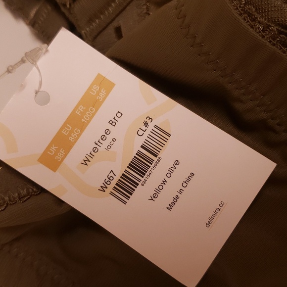 Delimira Lace Bra 38F NWT - Picture 3 of 9